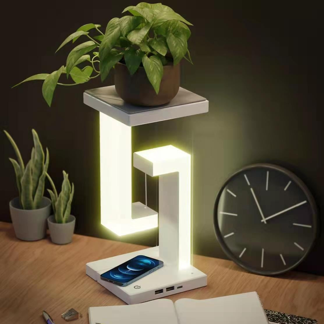 Levitating Table Lamp Wireless Charger