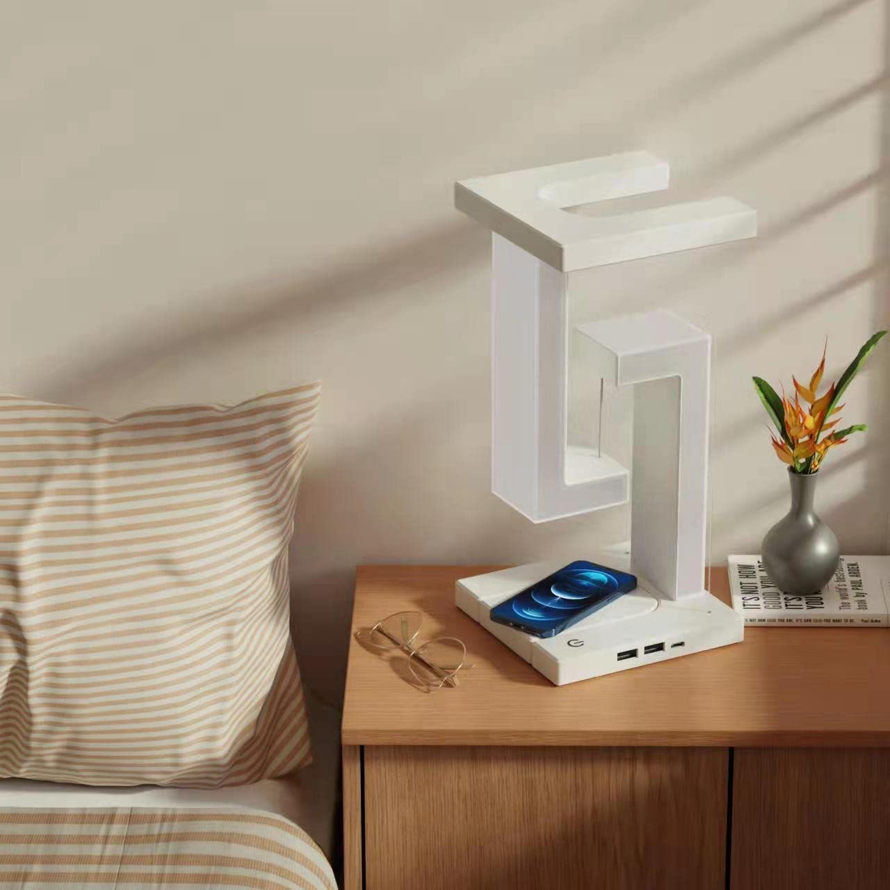 Levitating Table Lamp Wireless Charger